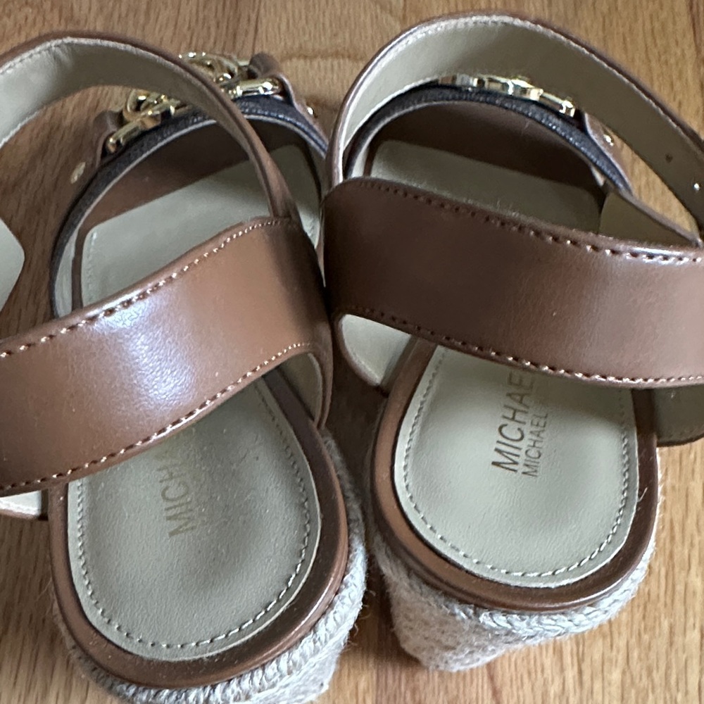 Michael Kors Tan Leather platform espadrilles - Picture 7 of 10